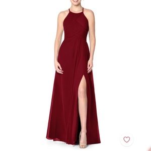 Burgundy Bridesmaid Dress